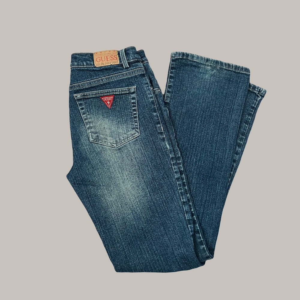 Vintage Y2K Guess Bootcut Low Rise Denim Jeans Women's 27